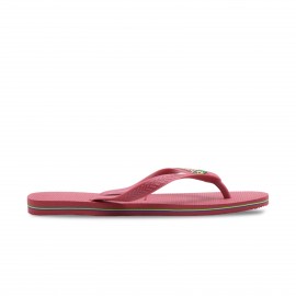 Havaianas Brazil Logo Flip Flop Unisex Παντοφλες Ροζ
