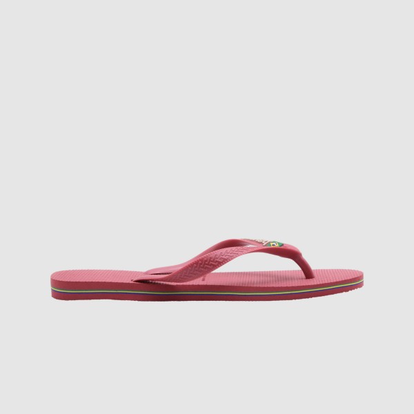 Havaianas Brazil Logo Flip Flop Unisex Παντοφλες Ροζ