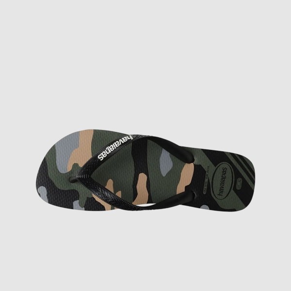 Havaianas Top Camo Classics Ανδρικες Σαγιοναρες Πρασινο - Καμο