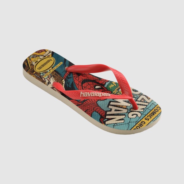 Havaianas Top Amazing Spinderman Classics Ανδρικες Παντοφλες Πολυχρωμες