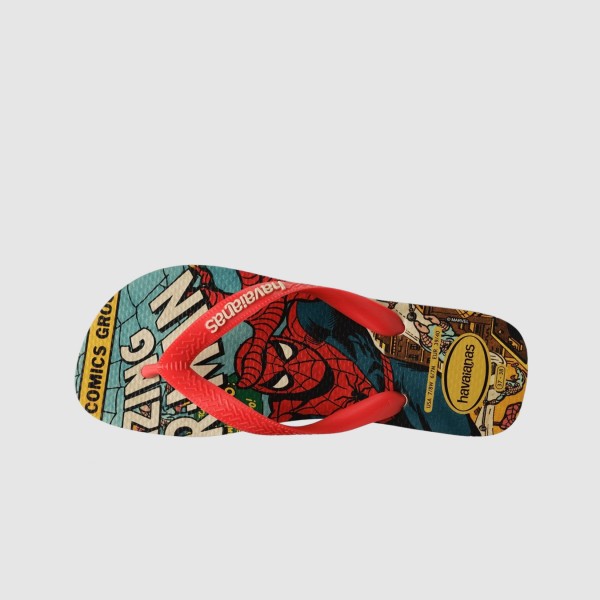 Havaianas Top Amazing Spinderman Classics Ανδρικες Παντοφλες Πολυχρωμες