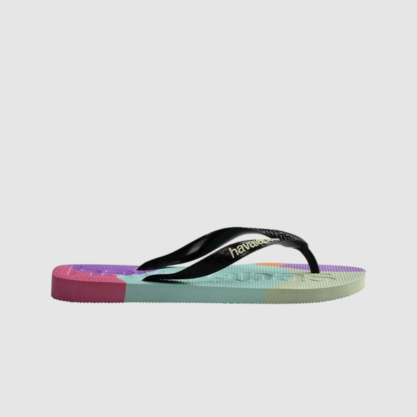 Havaianas Top Logomania Colors II Γυναικειες Σαγιοναρες Πολυχρωμες