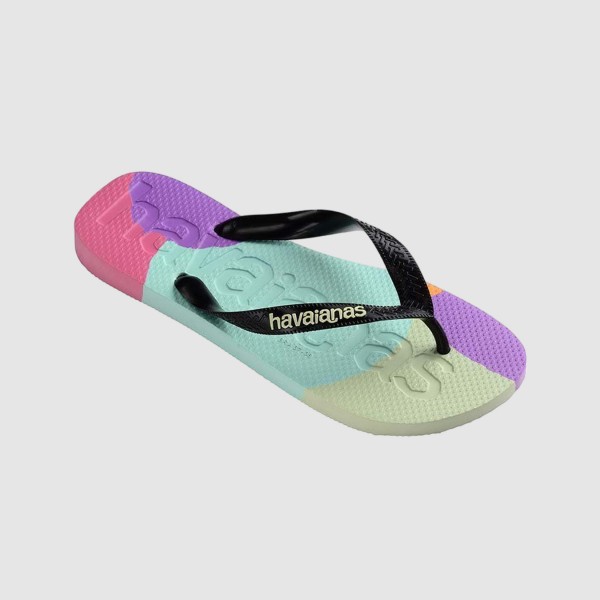 Havaianas Top Logomania Colors II Γυναικειες Σαγιοναρες Πολυχρωμες