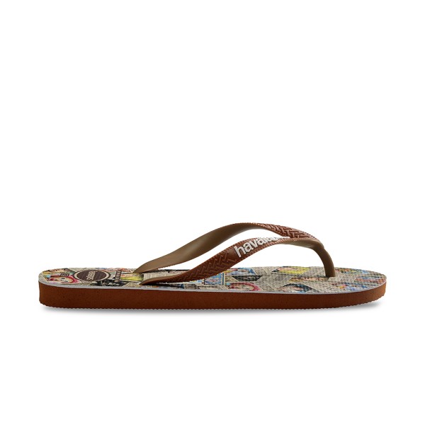 Havaianas Top One Piece Rust Ανδρικες Σαγιοναρες Πολυχρωμες
