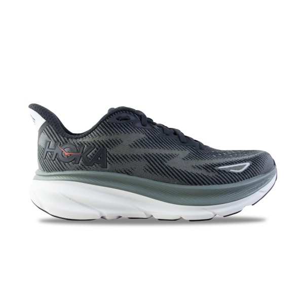 Hoka Clifton 9 Running Ανδρικο Παπουτσι Γκρι - Μαυρο