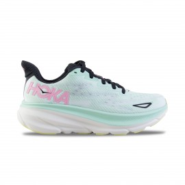 Hoka One Clifton 9 Go Running Γυναικειο Παπουτσι Πρασινο - Ροζ