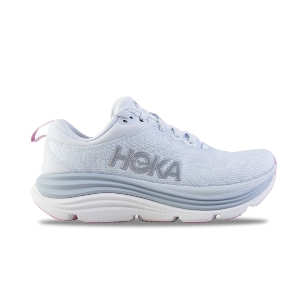 Hoka Gaviota 5 All Round Running Γυναικειο Παπουτσι Γκρι - Ροζ