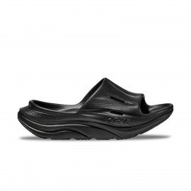 Hoka Ora Recovery Slide 3 Unisex Ανατομικη Παντοφλα Μαυρη