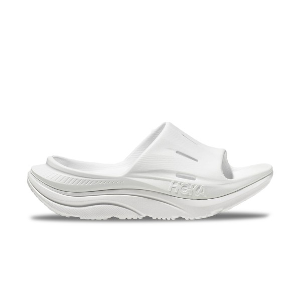 Hoka Ora Recovery Slide 3 Unisex Ανατομικη Παντοφλα Λευκη