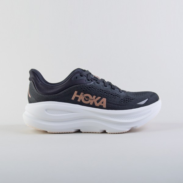 Hoka Bondi 9 Running Low Γυναικειο Παπουτσι Μαυρο - Χρυσο