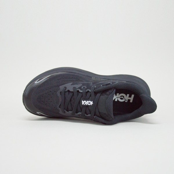 Hoka Clifton 10 Big Kids Running Εφηβικο Παπουτσι Μαυρο