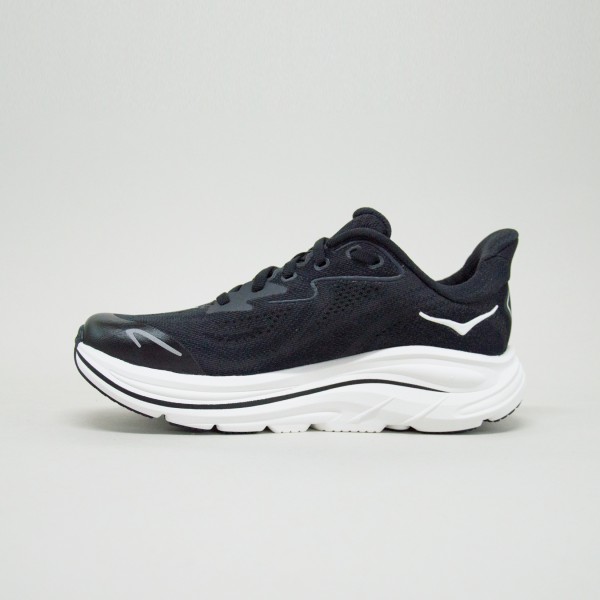 Hoka Clifton 10 Big Kids Running Εφηβικο Παπουτσι Μαυρο - Λευκο
