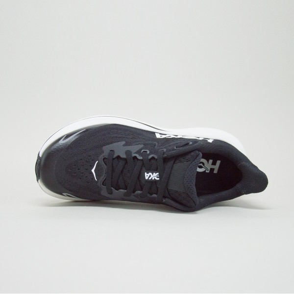 Hoka Clifton 10 Big Kids Running Εφηβικο Παπουτσι Μαυρο - Λευκο