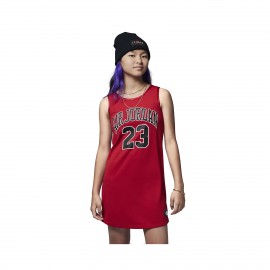 Jordan HBR Jersey Εφηβικο Αμανικο Φορεμα Κοκκινο