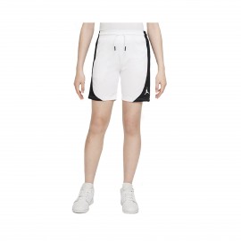 Jordan Jumpman Life Sport Dri Fit Εφηβικη Βερμουδα Λευκη - Μαυρη