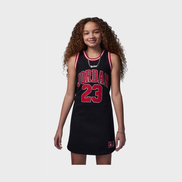 Michael Jordan 23 Jersey A Line Παιδικο Φορεμα Μαυρο