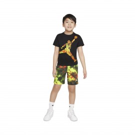 Jordan Jumbo Jumpman Print Παιδικο Σετ Μαυρο - Πορτοκαλι