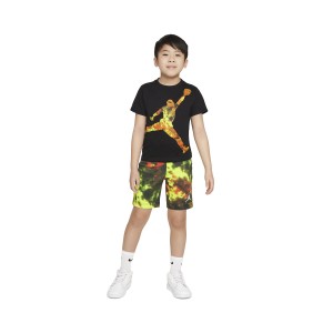 Jordan Jumbo Jumpman Print Παιδικο Σετ Μαυρο - Πορτοκαλι
