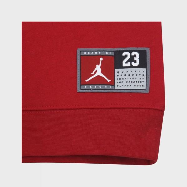 Jordan 23 Jersey Pack Fleece Hooded Εφηβικο Σετ Ρουχων Κοκκινο