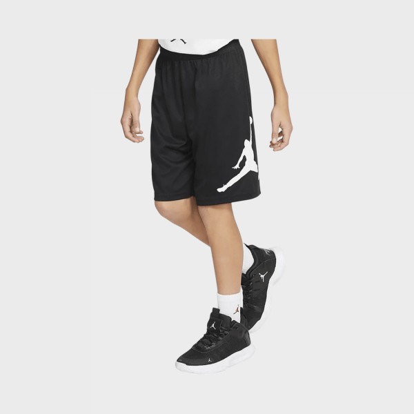 Jordan Jumpman Wrap Mesh Παιδικη Βερμουδα Μαυρη