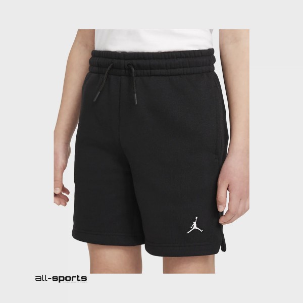 Jordan Essentials Εφηβικη Βερμουδα Μαυρη