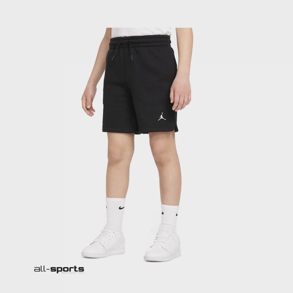 Jordan Essentials Εφηβικη Βερμουδα Μαυρη