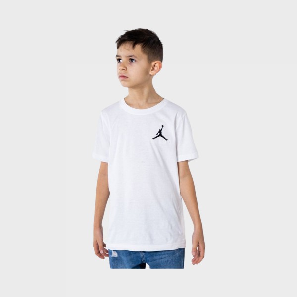 Jordan Jumpman Air Small Logo Εφηβικη Μπλουζα Λευκη