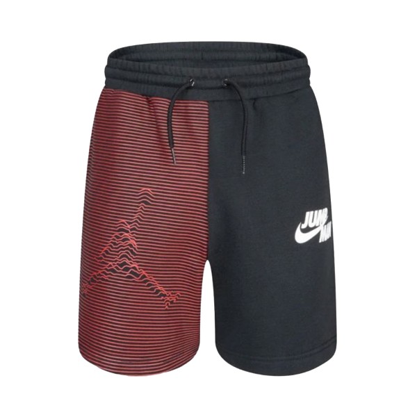 Jordan Jumpman x Nike Fleece Εφηβικη Βερμουδα Μαυρη 