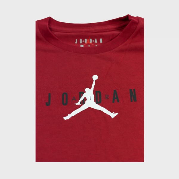 Jordan Michael Sustainable Chest Logo Παιδικη Μπλουζα Κοκκινο