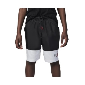 Jordan Jumpman Essentials Woven Εφηβικη Βερμουδα Μαυρη
