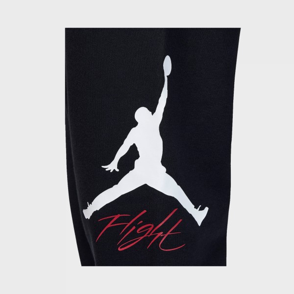 Jordan Michael Baseline Fleece Flight Logo Παιδικη Φορμα Μαυρη