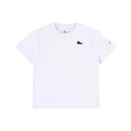 Jordan Air 1 Small Air Shoe Patch Εφηβικη Μπλουζα Λευκη
