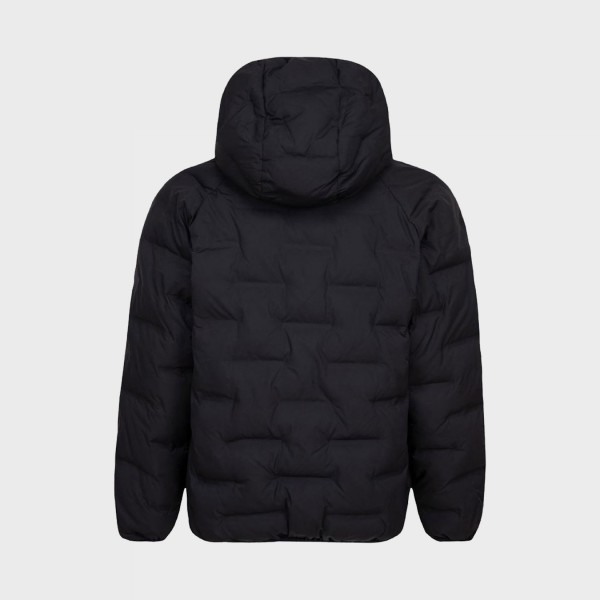 Jordan Welded Down Puffer Hooded Small Logo Παιδικο Μπουφαν Μαυρο