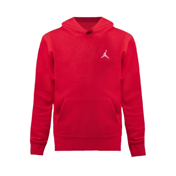 Jordan MJ Brooklyn Fleece Small Logo Hooded Εφηβικo Φουτερ Κοκκινο