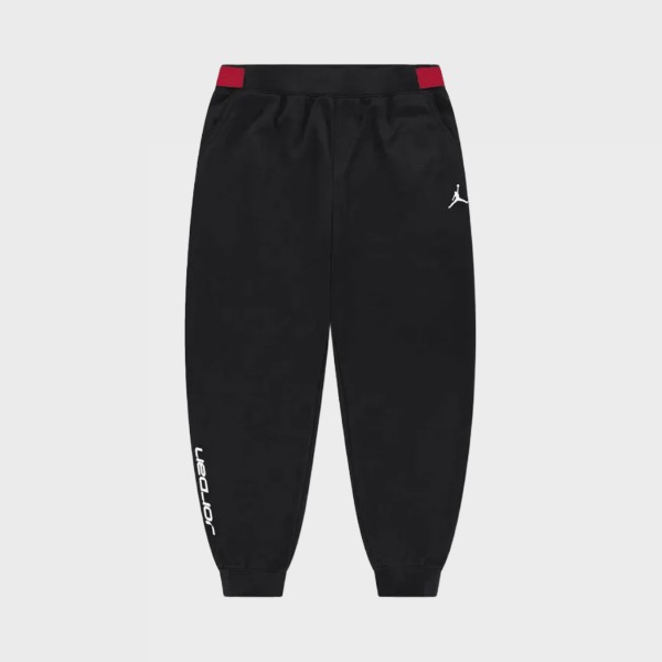 Jordan Easy Fleece Therma Fit Logo Εφηβικη Φορμα Μαυρη
