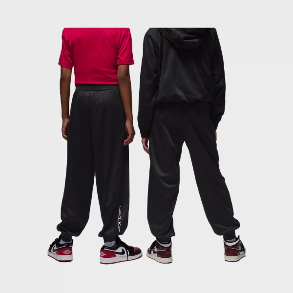 Jordan Easy Fleece Therma Fit Logo Εφηβικη Φορμα Μαυρη