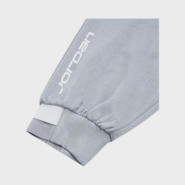 Jordan Easy Fleece Therma Fit Logo Εφηβικη Φορμα Γκρι