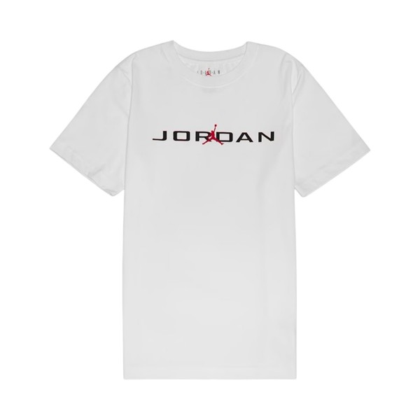 Jordan JDB MJ Air Stretch SS Crew Neck Παιδικη Μπλουζα Λευκη