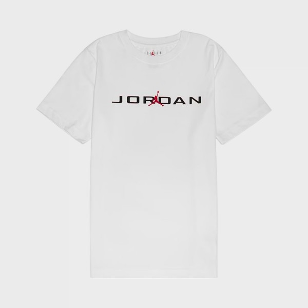 Jordan JDB MJ Air Stretch SS Crew Neck Παιδικη Μπλουζα Λευκη