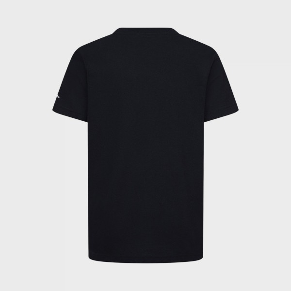 Jordan MJ Wordmark Emrboidered Logo Crew Neck Εφηβικη Μπλουζα Μαυρη