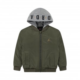 Jordan Essentials Midweight Puffer Dtyle Εφηβικο Μπουφαν Πρασινο