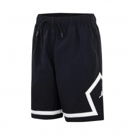 Jordan JDB Poolside Woven Diamonds Classic Εφηβικη Βερμουδα Μαυρη