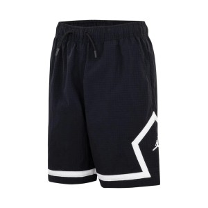 Jordan JDB Poolside Woven Diamonds Classic Εφηβικη Βερμουδα Μαυρη