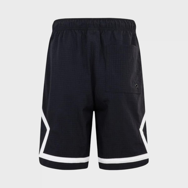 Jordan JDB Poolside Woven Diamonds Classic Εφηβικη Βερμουδα Μαυρη