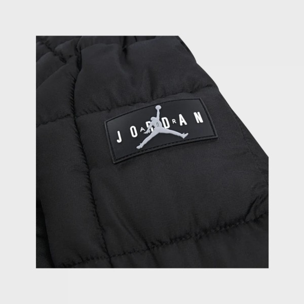 Jordan Essentials Midweight Puffer Dtyle Εφηβικο Μπουφαν Μαυρο