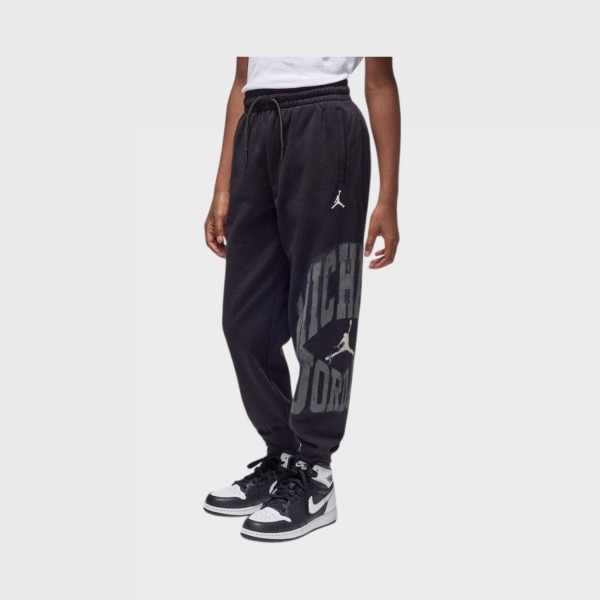 Jordan MJ MVP HBR Jumpman Fleece Εφηβικο Παντελονι Μαυρο