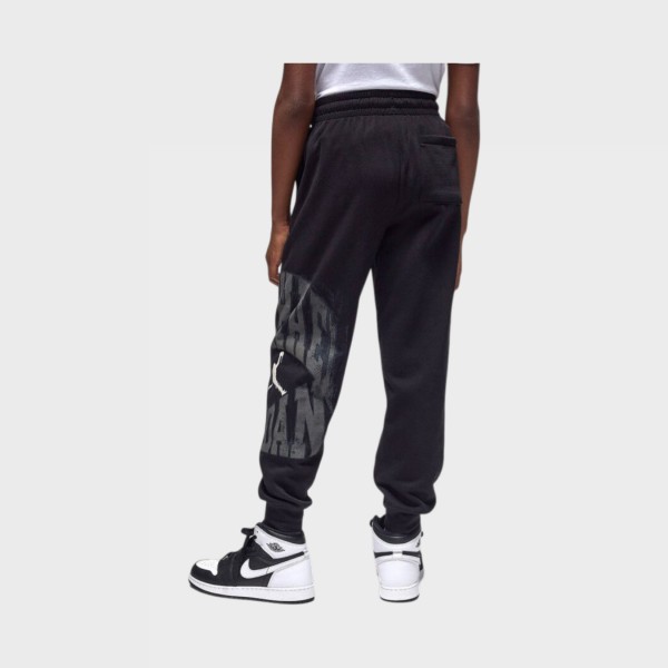 Jordan MJ MVP HBR Jumpman Fleece Εφηβικο Παντελονι Μαυρο