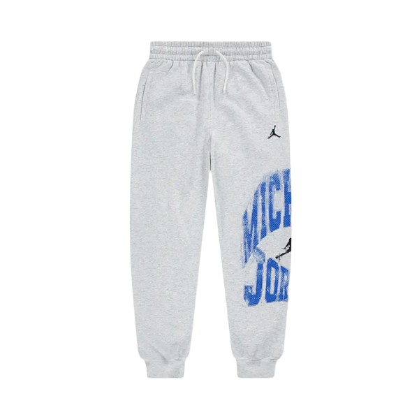 Jordan MJ MVP HBR Jumpman Fleece Εφηβικο Παντελονι Γκρι - Μπλε
