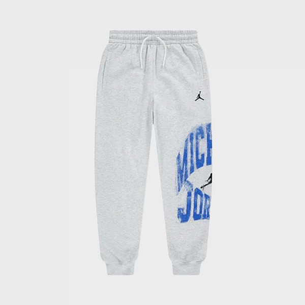 Jordan MJ MVP HBR Jumpman Fleece Εφηβικο Παντελονι Γκρι - Μπλε