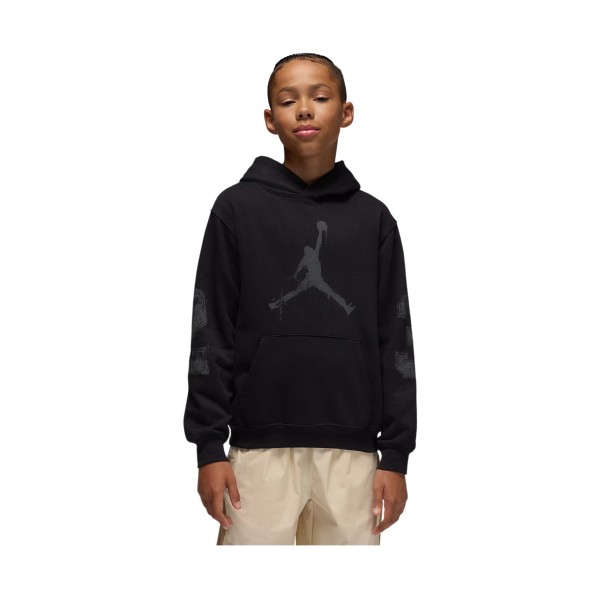 Jordan Jumpman MVP Fleece Pullover Εφηβικo Φουτερ Μαυρο 